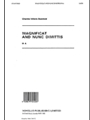 Magnificat and Nunc Dimittis in A