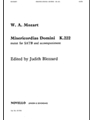 Misericordias Domini K.222