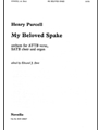 My Beloved Spake