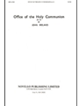 Office of the Holy Communion Service in C