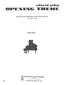 Concerto In A Minor  Opening Theme