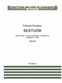 Francis Poulenc: Sextuor (Miniature Score)