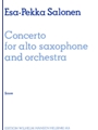 Concerto for Alto Saxophone and Orchestra
