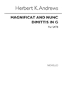 Magnificat & Nunc Dimittis in G