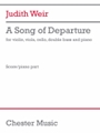 A Song Of Departure - for Violin, Viola, Cello, Bass, and Piano Score/Piano Part