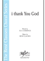 i thank You, God