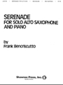 Serenade For Solo Alto Sax
