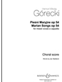 Marian Songs, Op. 54