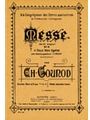 Gounod Charles Messe No 4 Bl425 2 Voices/organ Performance Scores