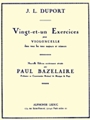 Vingt-et-un Exercises pour Violoncelle