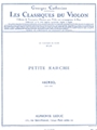 Short March, For Violin And Piano, Edited By Georges Catherine