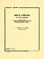 Migot Georges 2 Steles De V. Segalen In 16 Poche Orchestra Score