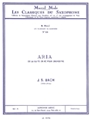 Aria From Suite D Bwv 1068 Alto Sax/pno