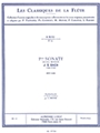 Sonata No.7, Bwv1020 In G Minor (classiques No.15) (flute & Pia