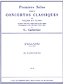 Paganini Premier Solo Extrait Concerto No 1 Violin & Piano Book