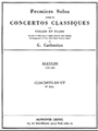 Haydn Catherine Premier Solo Extrait Concerto In C Violin & Piano Book