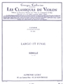 Largo Et Final (classiques No.372) (violin & Piano)
