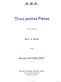 3 Petites Pièces Très Faciles Op. 7