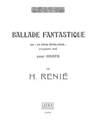Renie Henriette Ballade Fantastique Harp Solo Book