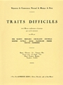 Traits Difficiles (oboe Solo)