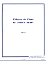 L'oeuvre De Piano Volume Two - Piano Solo Book