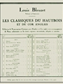 Musette De Taverny (classiques No.7) (oboe & Piano)