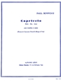 Capriccio Trombone Et Piano
