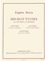 18 Etudes For Oboe Or Saxophone (oboe And Saxophone)