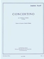 Concertino Opus 15 Pour Clarinette Et Orchestre Version Clarinette Et Piano