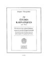 72 Etudes Karnatiques - 3e Cycle (piano Solo)