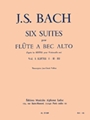 Six Suites - Vol. 1 (alto Recorder)
