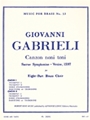 Canzon Noni Toni (ensemble-brass 8 Or More)