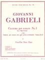 Canzona Per Sonare 1
