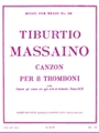Massaino King Canzon 8 Trombones Mfb140 Score/parts