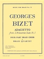 Adagietto From Larlesienne Suite No 1 Brass 4et