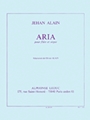 Aria, Adaption For Flute And Organ By Olivier Alain