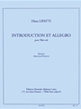 Introduction Et Allegro (flute Solo)