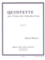 Quintette (quintet-piano)