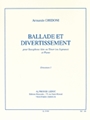 Ballade & Entertainment (alto Saxophone And Piano)