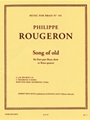 Rougeron King Song Of Old Brass Quartet Score/parts Mfb181