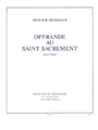 Offrande Au Saint-Sacrement