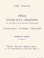 1600 Exercises - Intonation, Rhythm And Tonality, Vol.1: 1000 Exercises