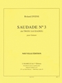 Saudade No. 3 De Trois Saudades Pour Guitare