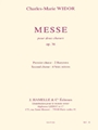 Messe Pour Deux Choeurs Op.36 (chorus Part) by Widor Charles-Marie for SATB