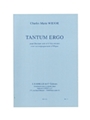 Widor Tantum Ergo Baritone Solo Voice & Organ Book
