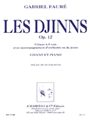 Les Djinns Opus 12 Pour Chant Et Piano