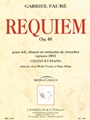 Gabriel Faure - Requiem Pour Soli, Chur Et Orchestre De Chambre Op. 48 (version De 18