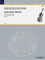 Lied Ohne Worte  Opus 109