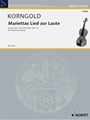 Marietta's Lied  from Die Tote Stadt Op. 12