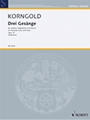 3 Lieder Op. 18